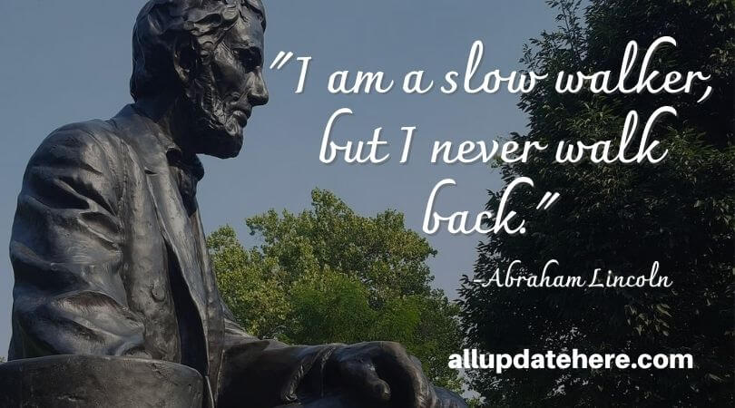 Abraham Lincoln quotes on success