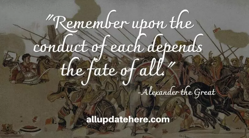 Alexander the Great quotes