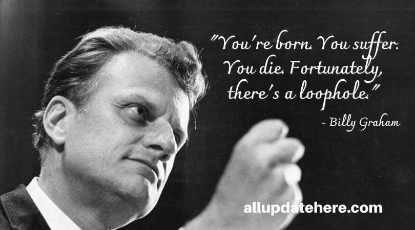 billy graham quotes on death