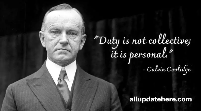 calvin coolidge quotes