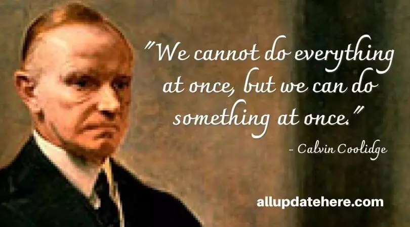 calvin coolidge quotes