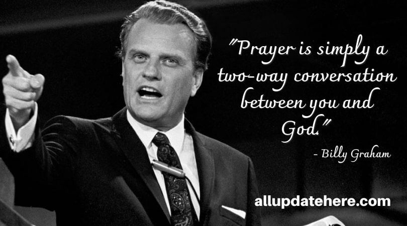billy graham quotes on prayer