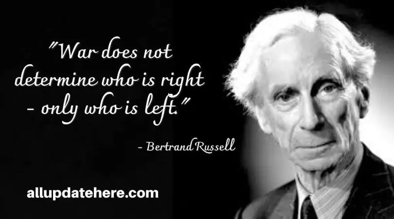 bertrand russell quotes on war