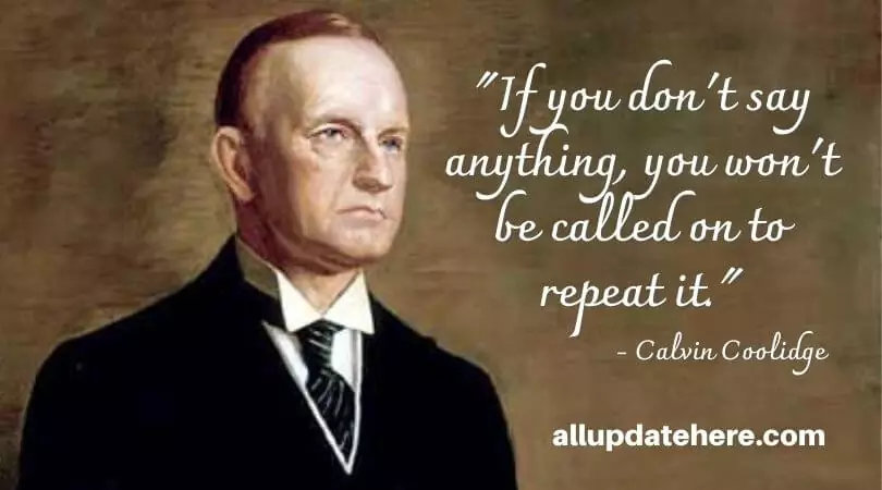 calvin coolidge quotes
