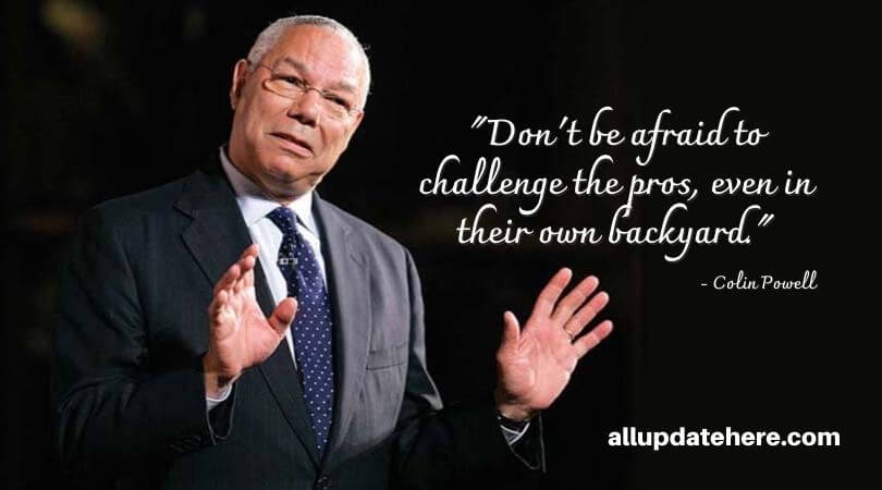 colin powell quotes on success