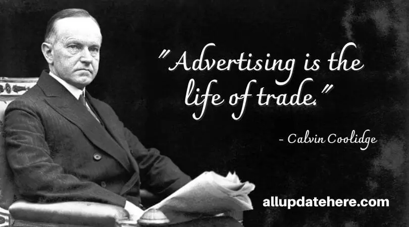 calvin coolidge quotes business