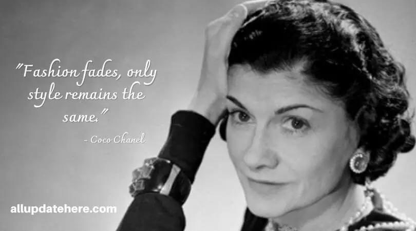 coco chanel quotes about style