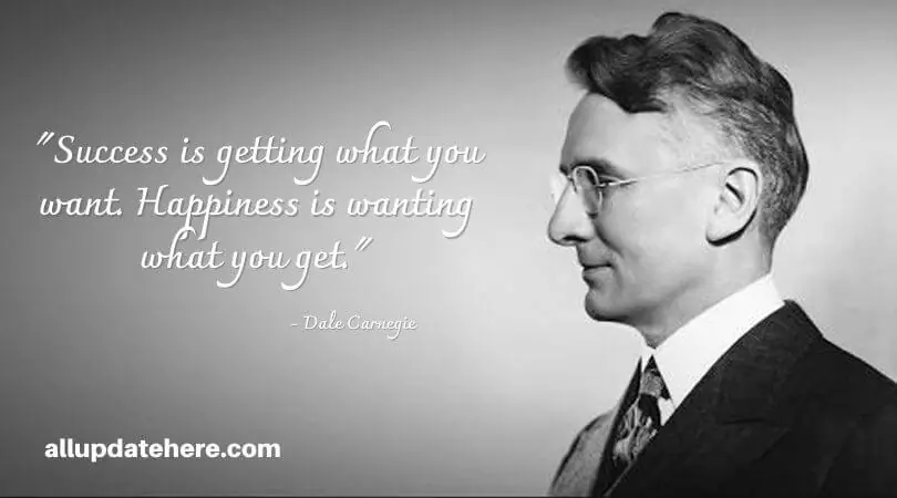 dale carnegie quotes on success
