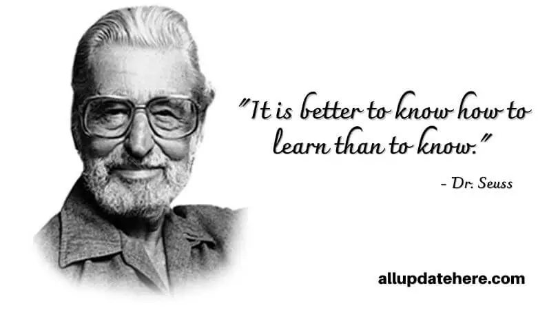 dr. seuss quotes about learning
