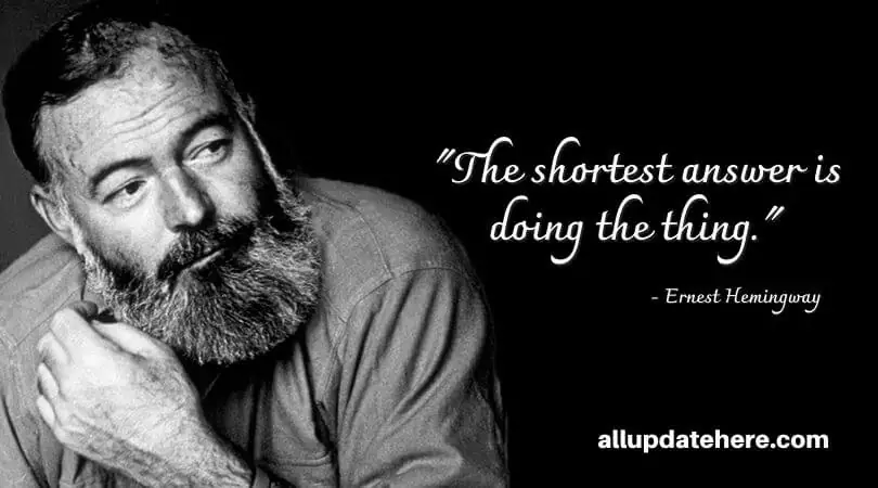 ernest hemingway quotes