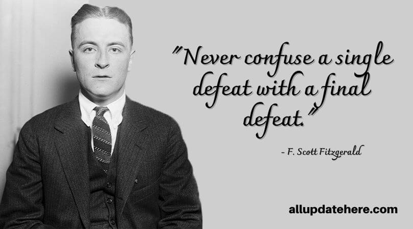F. Scott Fitzgerald quotes